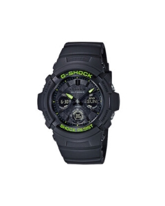 Casio G-SHOCK Black and Yellow Series AWG-M100SDC-1AJF Watch Japanese version