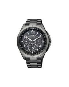 CITIZEN ATTESA Eco-Drive radio time signal black titanium series CC9075-52F Watch Japanese version