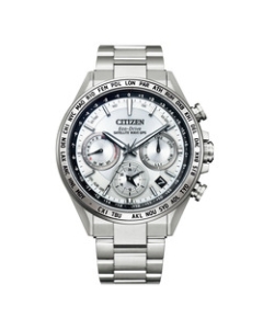 CITIZEN ATTESA Eco-Drive radio time signal double direct flight ACT Line CC4010-80A Watch Japanese version