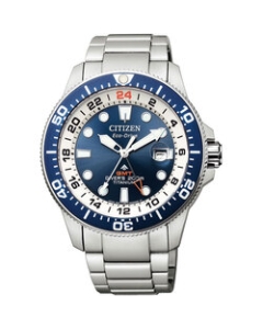 CITIZEN PROMASTER MARINE- Eco-Drive GMT diver 200m BJ7111-86L Watch Japanese version