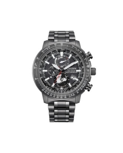 Citizen PROMASTER SKY- Eco drive radio time signal direct flight geo-trekker BY3005-56G Watch Japanese version