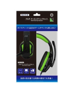 Columbus circle CC-P4MGH-BG black green Headset Japanese version