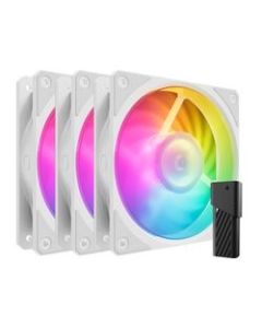 COOLER MASTER Mobius 120P ARGB White Edition 3-Pack Fan Kit MFZ-M2DW-243P2-R1 White Case Fan Japanese version