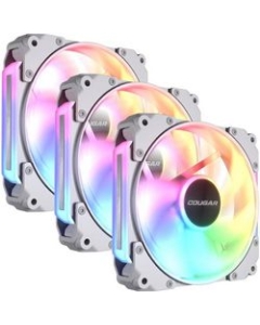 COUGAR APOLAR 120 ARGB 3 units CF-APR12HW3-RGB White Case Fan Japanese version