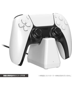 Cyber Gadget CYBER・Charging Stand for DualSense Edge / DualSense White Videogame Accessory Japanese version