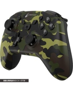 Cyber Gadget CYBER・Gaming Wireless Controller HG Smart for Nintendo Switch Camouflage Green Videogame Accessory Japanese version