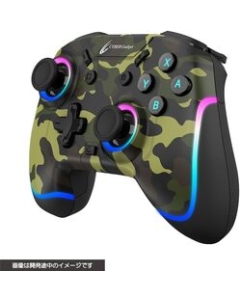 Cyber Gadget CYBER・Gaming Wireless Controller Mini HG for Nintendo Switch Camouflage Green Videogame Accessory Japanese version