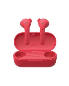 defunc TRUE BASIC D4273 red Earphone Headphone Japanese version