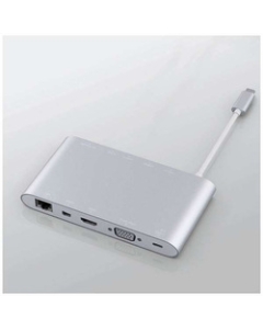 ELECOM DST-C01SV silver USB Hub Japanese version