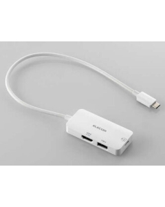 ELECOM DST-C31WH White USB Hub Japanese version