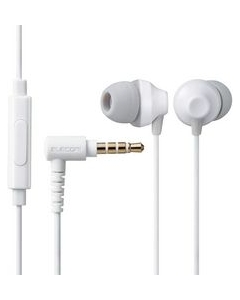 ELECOM EHP-F12CMWH white Earphone Headphone Japanese version