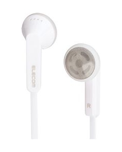 ELECOM EHP-I3510WH white Earphone Headphone Japanese version