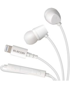 ELECOM EHP-LCN200MXWH white Earphone Headphone Japanese version