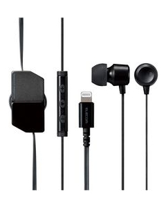 ELECOM EHP-LFR10CMBK black Earphone Headphone Japanese version