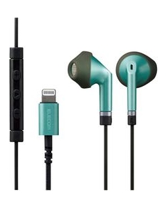 ELECOM EHP-LFS10IMGR green Earphone Headphone Japanese version