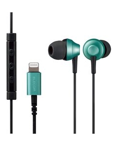 ELECOM EHP-LFS12CMGR green Earphone Headphone Japanese version