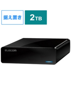 ELECOM ELD-FTV020UBK black External Hard Drive Japanese version