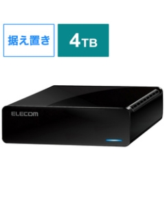 Elecom ELD-FTV040UBK Black External Hard Drive Japanese version