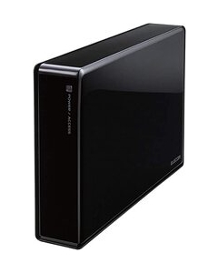 Elecom ELD-REN040UBK Black External Hard Drive Japanese version