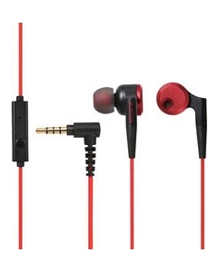 ELECOM GrandBass EHP-GB100MRD red Earphone Headphone Japanese version