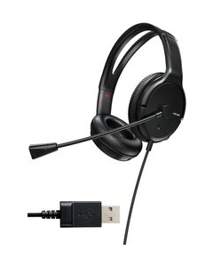 ELECOM HS-HP07SUBK black Headset Japanese version