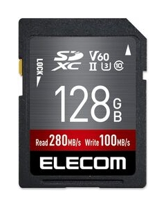 ELECOM MF-FS128GU23V6R 128GB SD Card Japanese version