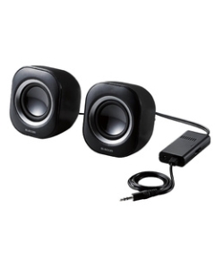 Elecom MS-P08ABK Black PC Speaker Japanese version