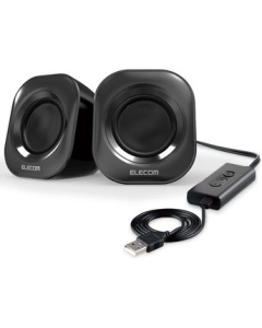 ELECOM MS-P08USB2BK black PC Speaker Japanese version