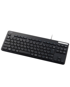 Elecom TK-FCM107KBK Black Keyboard Japanese version