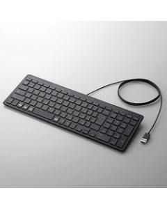 Elecom TK-FCP097BK black Keyboard Japanese version