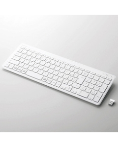 Elecom TK-FDP099TWH white Keyboard Japanese version