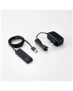 Elecom U2H-AN4SBK black USB Hub Japanese version