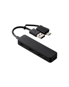 ELECOM U2H-CA4003BBK black USB Hub Japanese version