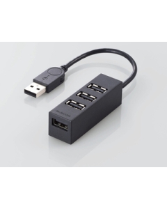 Elecom U2H-TZ426BBK black USB Hub Japanese version