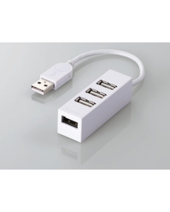 Elecom U2H-TZ426BWH White USB Hub Japanese version