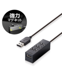 Elecom U2H-TZ427BXBK Black USB Hub Japanese version