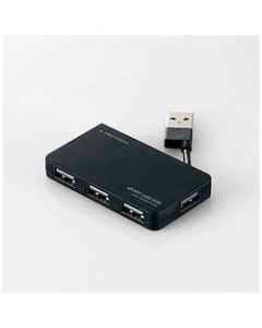 Elecom U2H-YKN4BBK Black USB Hub Japanese version