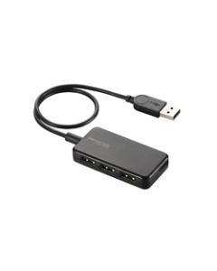 Elecom U2HS-A402BBK black USB Hub Japanese version