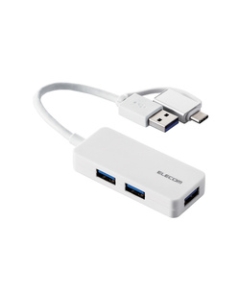 ELECOM U3H-CAK3005BWH white USB Hub Japanese version