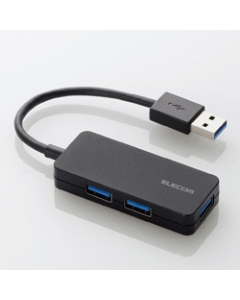 Elecom U3H-K315BBK Black USB Hub Japanese version