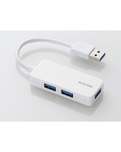 Elecom U3H-K315BXWH White USB Hub Japanese version