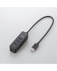 Elecom U3H-T405BBK Black USB Hub Japanese version