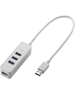 ELECOM U3H-T405BWH white USB Hub Japanese version