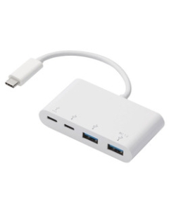 Elecom U3HC-A424P10WH White USB Hub Japanese version