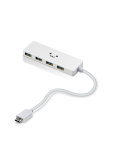 Elecom U3HC-A429BXWF white face USB Hub Japanese version