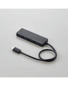 Elecom U3HC-A430BBK Black USB Hub Japanese version