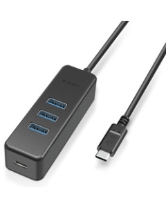 Elecom U3HC-T431P5BK Black USB Hub Japanese version