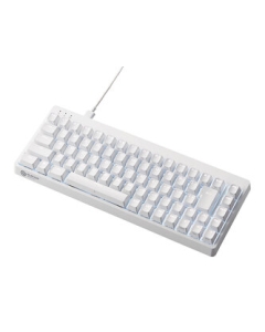 ELECOM V custom TK-VK300SWH silver axis white Keyboard Japanese version