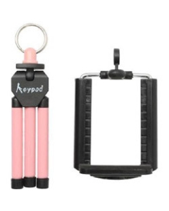 Etsumi Keypod with Smartphone Adapter E-2118 Pink Camera Tripod Japanese version