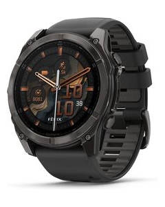 GARMIN fenix 8 Sapphire AMOLED 51mm 010-02905-81 Ti/Leather Band Smart Watch Japanese version